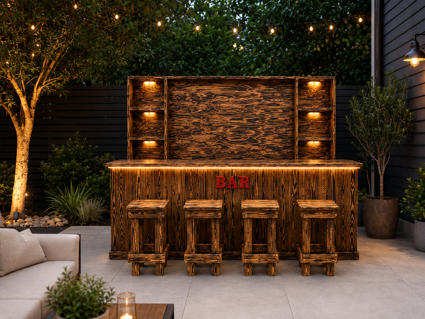 10ft Rustic Artesanal Hancrafted BAR