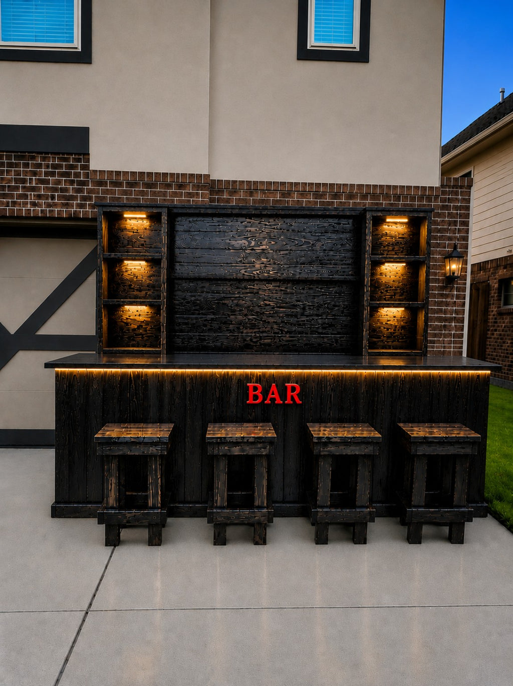 10ft Rustic Artesanal Hancrafted BAR