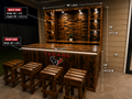8ft Texans Custom Rustic BAR
