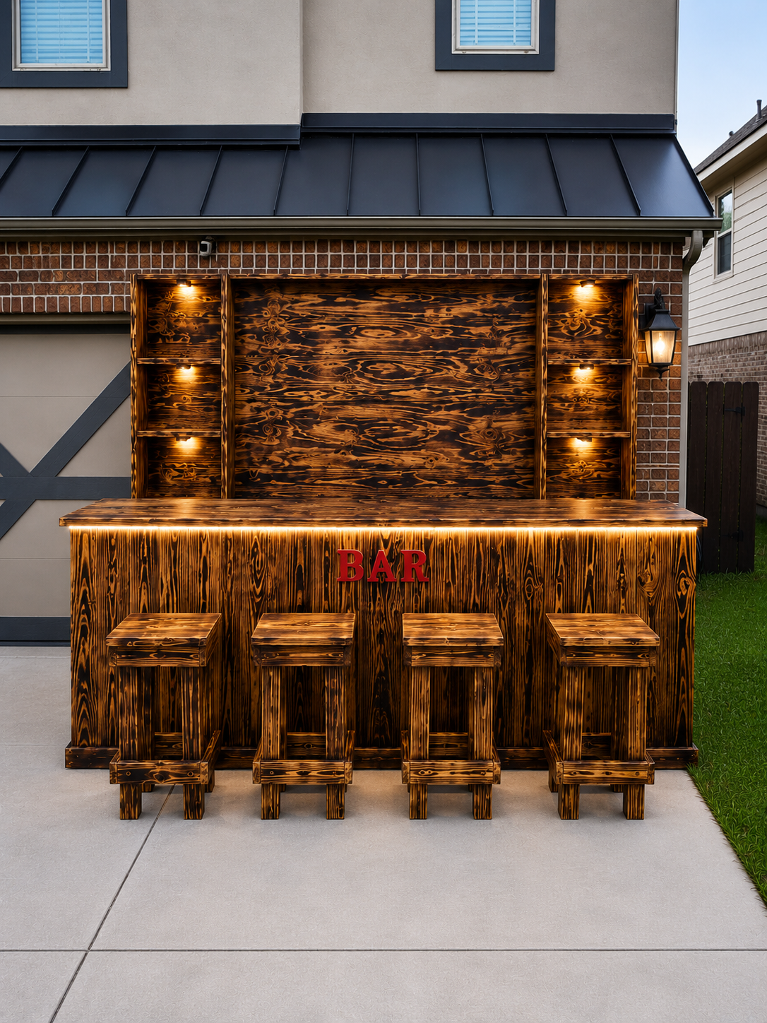 10ft Rustic Artesanal Hancrafted BAR