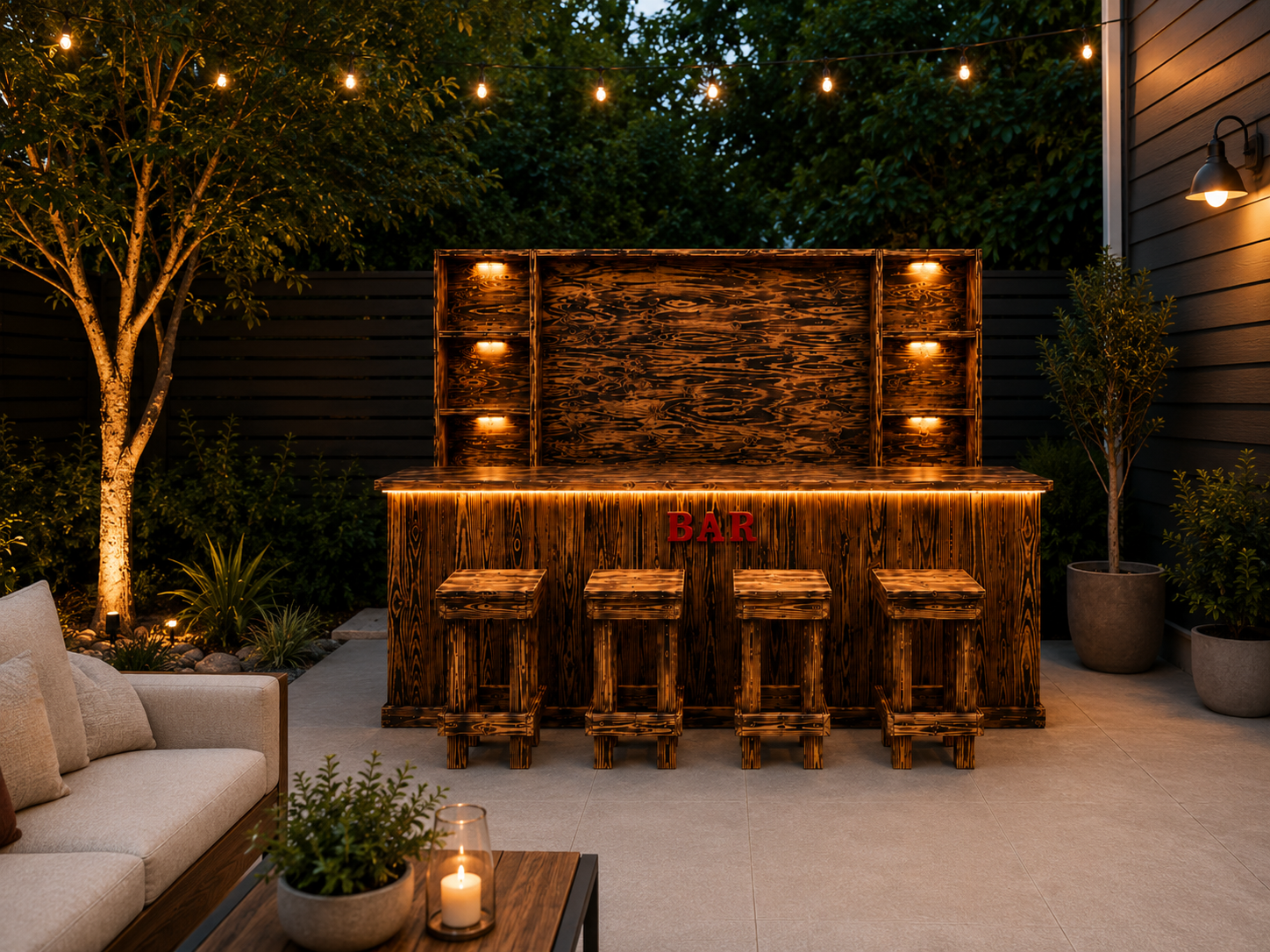 10ft Rustic Artesanal Hancrafted BAR